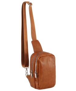 Fashion Sling Bag Backpack GLM0099 BROWN